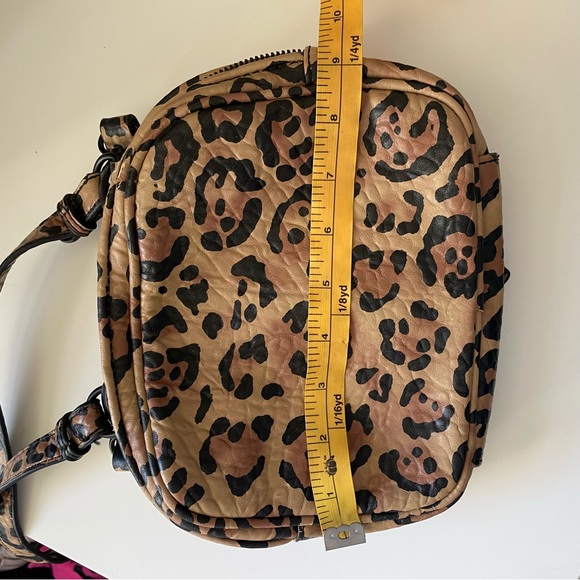 Steve Madden Brown Black Animal Print Crossbody Purse - Picture 13 of 13
